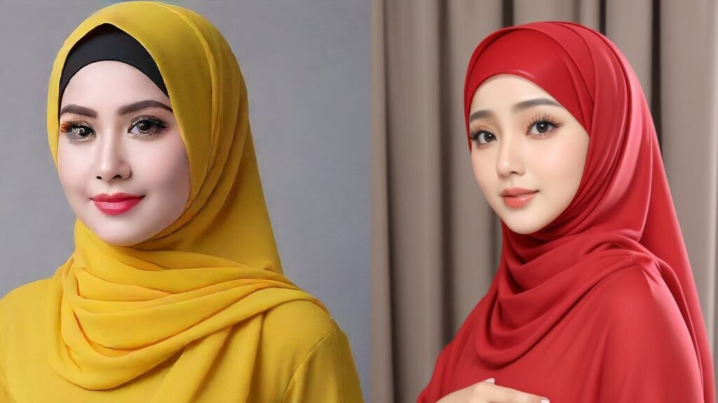 Konveksi hijab brand sendiri produk segiempat dan pashmina